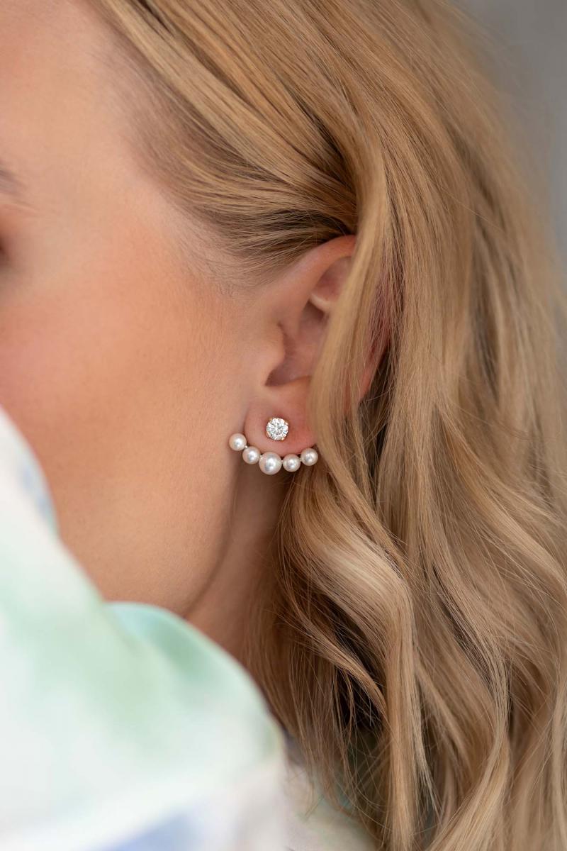 Modern earrings